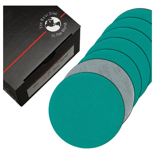 5″-100 Grit PSA - Q711T Film - Disc with Tab - DWT - Premium - Americas Industrial Supply