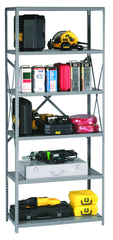 48 x 18 x 87" - 22 Gauge - Heavy Duty Industrial Shelving - Americas Industrial Supply