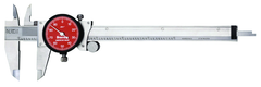 #R120A-6 - 0 - 6'' Measuring Range (.001 Grad.) - Dial Caliper with Letter of Certification - Americas Industrial Supply
