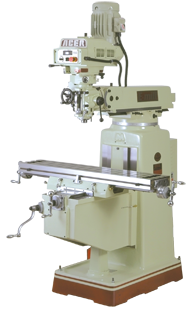 Electronic Variable Speed Vertical Mill - R-8 Spindle - 10 x 50'' Table Size - Box Way - 3HP - 3PH - 440V Motor - Americas Industrial Supply