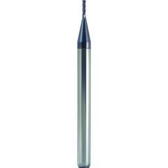 .020 x 1/8 x .060 x 1-1/2 4FL W/ .005 C/R End Mill-Uncoated - Americas Industrial Supply