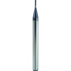 1/4 x 1/4 x 3/4 x 2-1/2 4FL W/ .020 C/R End Mill-Uncoated - Americas Industrial Supply