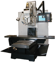 BTM50CNC Bed Type Milling Machine with 10 HP Motor; 20 x 63 Table; 2600 lb Table Cap; 60-4000 RPM - Americas Industrial Supply