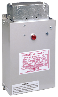 Heavy Duty Static Phase Converter - #PAM-100HD; 1/3 to 3/4HP - Americas Industrial Supply