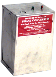 Heavy Duty Static Phase Converter - #3200; 3/4 to 1-1/2HP - Americas Industrial Supply