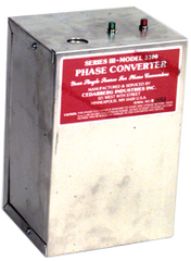 Heavy Duty Static Phase Converter - #3200; 3/4 to 1-1/2HP - Americas Industrial Supply