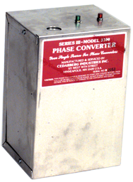 Heavy Duty Static Phase Converter - #3300; 2 to 3HP - Americas Industrial Supply