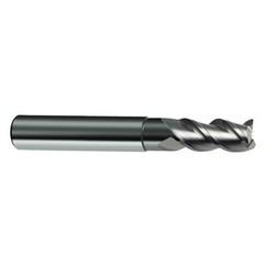 6mm Dia. - 57mm OAL - 3 FL Variable Helix Bright Carbide End Mill - Americas Industrial Supply