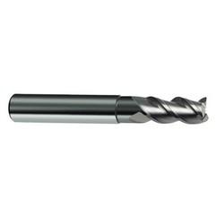 8mm Dia. - 75mm OAL - 3 FL Variable Helix Bright Carbide End Mill - Americas Industrial Supply