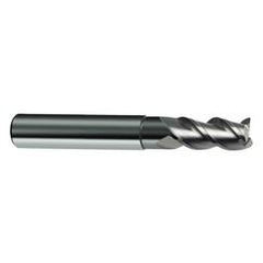 10mm Dia. - 72mm OAL - 3 FL Variable Helix Bright Carbide End Mill - Americas Industrial Supply