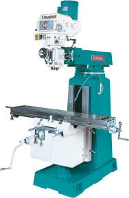 Vertical Mill - R-8 Spindle - 9 x 49'' Table Size - 3HP Motor - Americas Industrial Supply