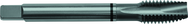 M10x1.25 D5 3 Flute Spiral Pointed Plug Black Ring Tap-Steam Oxide - Americas Industrial Supply