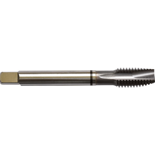 M4x0.7 D4 3 Flute Spiral Pointed Plug Black Ring Tap-TICN - Americas Industrial Supply