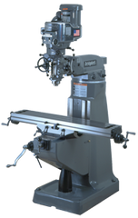 Vertical Mill - R-8 Spindle - 9 x 49'' Table Size - 3HP - 30 min. 2Hp Continuous Run, 3PH, 230V Motor - Americas Industrial Supply