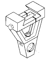 Right Angle Arbor Support for Vertical Milling Machine - Model #HR-OUT-AL-60 - Americas Industrial Supply