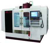 MC30 CNC Machining Center, Travels X-Axis 30",Y-Axis 18", Z-Axis 22" , Table Size 16.5" X 31.5", 25HP 220V 3PH Motor, CAT40 Spindle, Spindle Speeds 60 - 8,500 Rpm, 24 Station High Speed Arm Type Tool Changer - Americas Industrial Supply