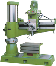 Radial Drill Press - #TPR1230 - 48-1/2'' Swing; 2HP, 3PH, 220V Motor - Americas Industrial Supply