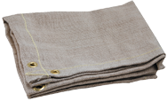 8' x 10' - Tan - Toughguard Fiberglass Welding Blanket - Americas Industrial Supply