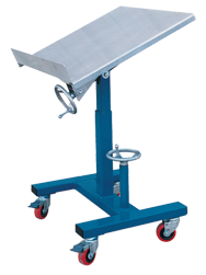 Tilting Work Table - 24 x 24'' 300 lb Capacity; 21-1/2 to 42" Service Range - Americas Industrial Supply