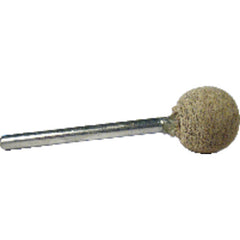 1/8″ × 1 1/2″ Shank-1/2″ × 1/2″ - B121 - Cotton Reinforced Aluminum Oxide Mounted Point - Americas Industrial Supply