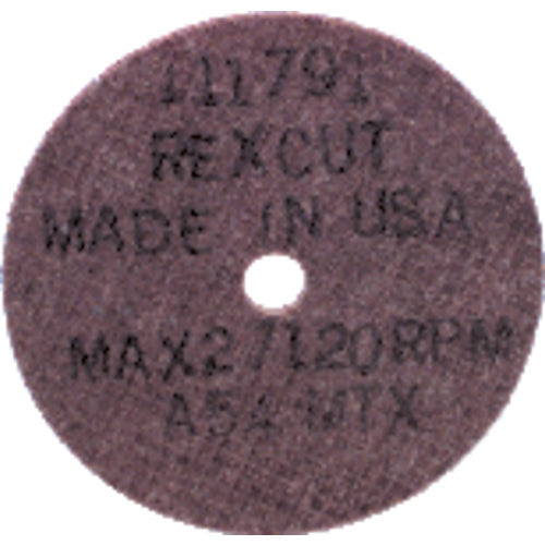 4″ × 1/8″ × 3/8″ - A80GFX - Aluminum Oxide Non-Reinforced Cut-Off Wheel - Americas Industrial Supply