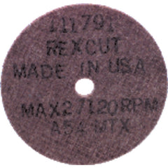 3″ × 1/16″ × 3/8″ - A80MTX - Aluminum Oxide Non-Reinforced Cut-Off Wheel - Americas Industrial Supply