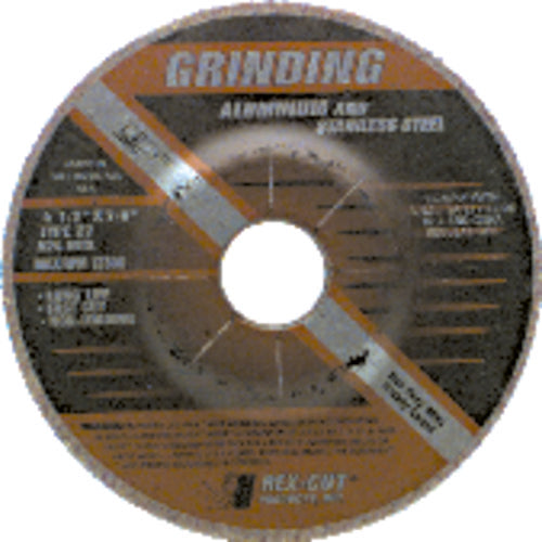 4 1/2″ × 1/4″ × 7/8″ - Aluminum Oxide A36GFX - Depressed Center Wheel - Americas Industrial Supply