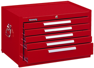 5-Drawer Mechanic's Chest w/ball bearing drawer slides - Model No.2805XR Red 16.63H x 20D x 29''W - Americas Industrial Supply