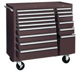 315X 15-Drawer Maintenance Cart - 35'' x 18'' x 39.38'' Brown - Americas Industrial Supply