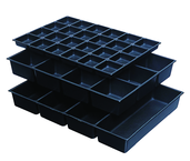 One-Piece ABS Drawer Divider Insert - 12 Compartments - For Use With Any 27" Roller Cabinet w/4" Drawers - Americas Industrial Supply