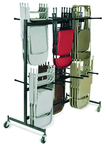 Double Tier Storage Rack Dolly Chairs-9-gauge Steel Frame - Americas Industrial Supply