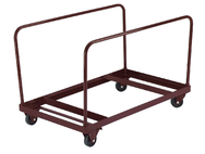 Folding Table Dolly - Vertical Holds 8 tables-1/8" Channel Steel Construction - Americas Industrial Supply