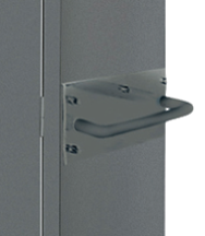 Optional Side Push Handle for use with Transport Cabinets - Americas Industrial Supply