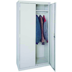 46 x 24 x 72'' (Sand, Gray, Charcoil, or Black (Please specify)) - Combo Wardrobe/Storage Cabinet - Americas Industrial Supply