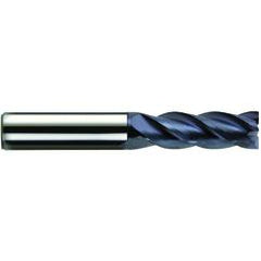 5/16" Dia. - 13/16" LOC - 2-1/2" OAL - 4 FL Carbide S/E HP End Mill-nACo - Americas Industrial Supply