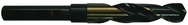 33/64" x 1/2" x 3" x 6" HSS - (M2) 118 Deg Split Point 3 Flat Gold & Black S & D Drill - Americas Industrial Supply