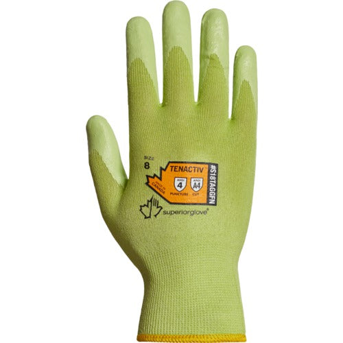 Static blocking hi-viz gloves that offer cut protection and a strong grip