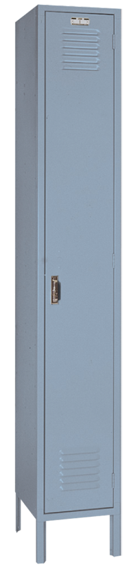 12 x 18 x 72'' (1 Openings) - 1 Wide Single Tier Locker - Americas Industrial Supply