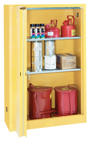 Flammable Liqiuds Storage Cabinet - #5445N 43 x 18 x 65'' (3 Shelves) - Americas Industrial Supply