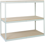 48 x 24" (3 Shelves) - Double-Rivet Flanged Beam Shelving Section - Americas Industrial Supply