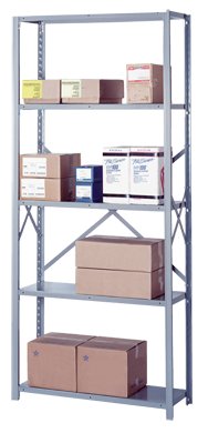 36 x 12 x 84'' - Open Style Box "W" 18-Gauge Starter Shelving Unit - Americas Industrial Supply