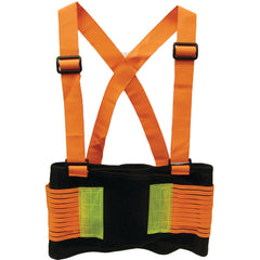 Deluxe Hi-Vis Back Support - S - Americas Industrial Supply