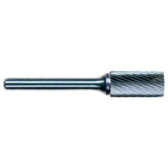1/4 EdgeHog Cyl Flat End Miniature Carbide Bur SA-51 Fine - Americas Industrial Supply