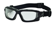 I-Force - Clear Anti-Fog Dual Pane Lens - Black Frame - Goggle - Americas Industrial Supply