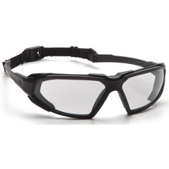 Safety Glasses - Black Frame, Clear Fog Free Lens - Americas Industrial Supply