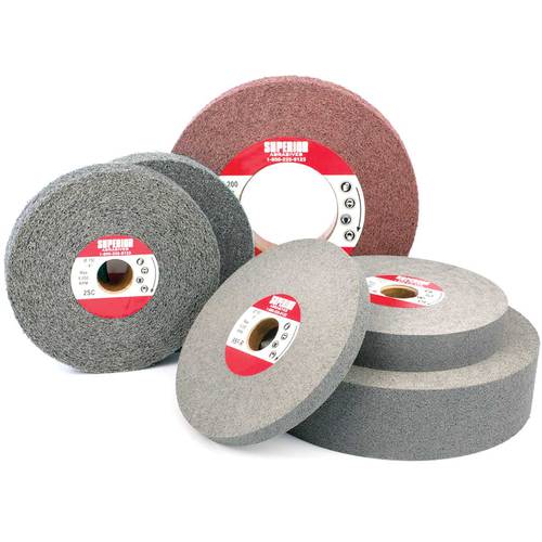 Shur-brite 8″ × 2″ × 3″ Deburring Wheel , 9SF