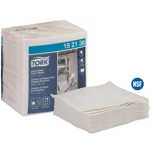 Heavy Duty Paper DRC White- 1/4 Fold Poly Pack - Americas Industrial Supply