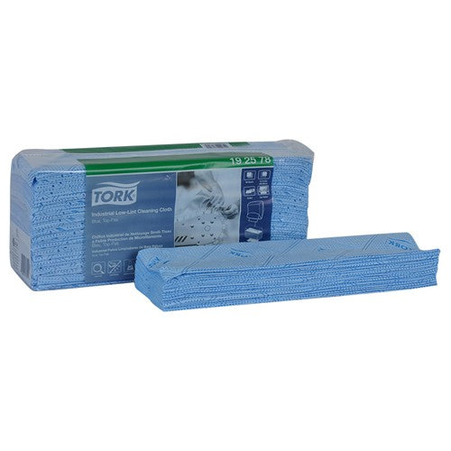 Industrial Low Lint Cleaning Cloth - Blue - Top Pak - Americas Industrial Supply