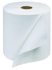 800' Universal Roll Towels White - Americas Industrial Supply
