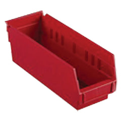 4 1/8″ × 23 5/8″ × 4″ - Red Economy Shelf Bin - Americas Industrial Supply
